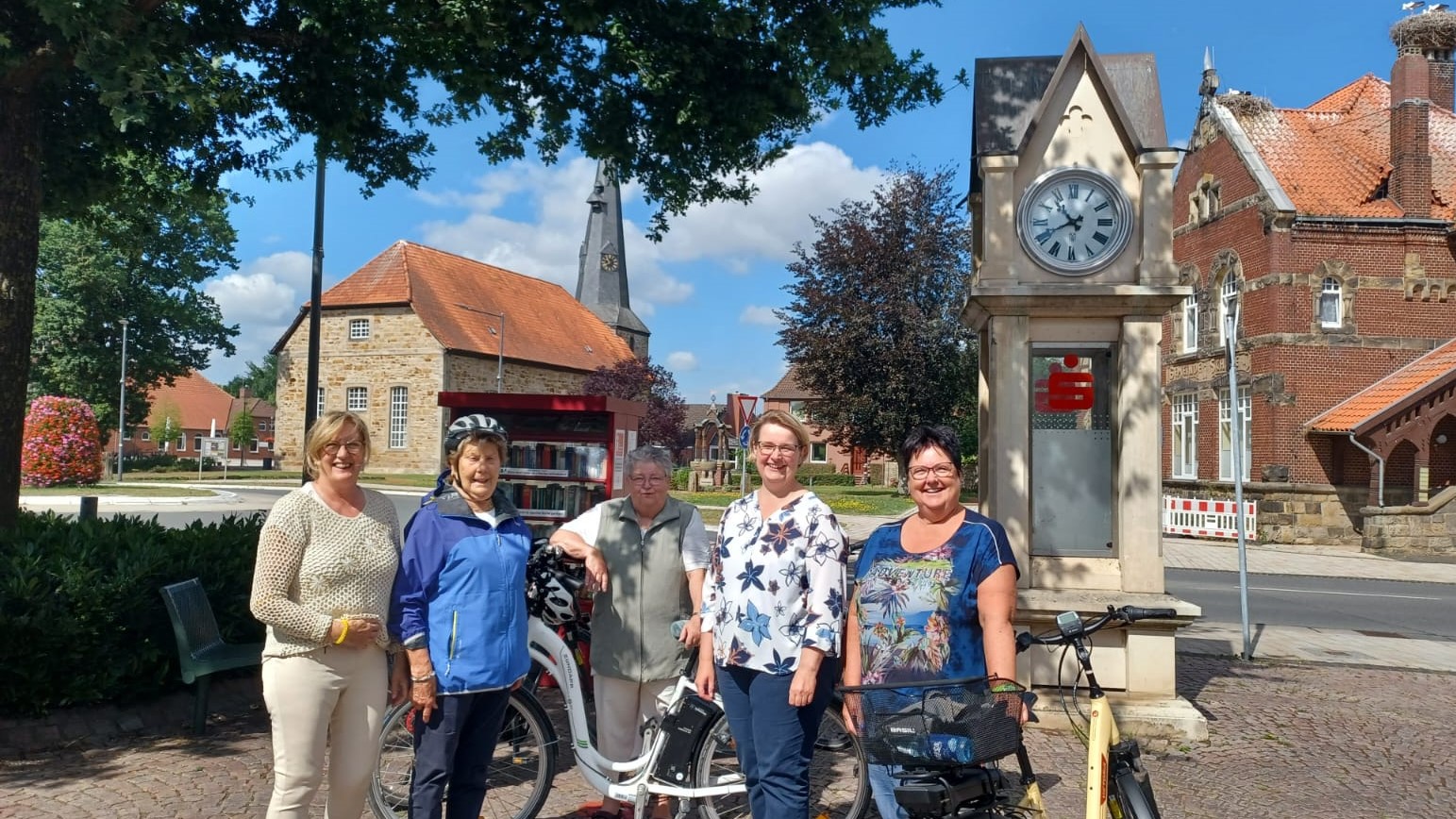 Teilnehmerinnen Damen Fahrradtour